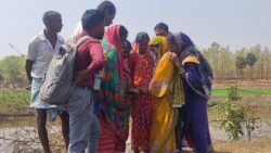 Field visit by fishery expert