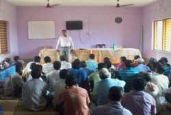 Farmers’ training at field office